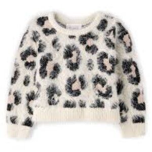 Leopard Print Fuzzy Sweater